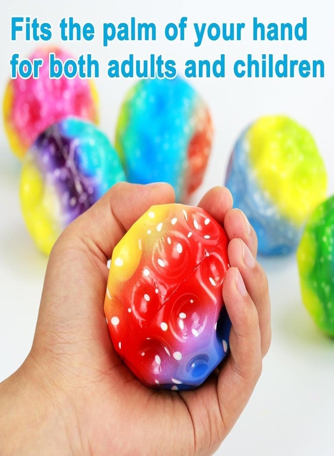 LANLOY Space Ball,Moon Ball High Bouncing Ball,Pop Bouncing Space Ball Sports Training Ball Children's Sensory Ball Multicolor pack of -1 (Space Ball, 3) - Image 5